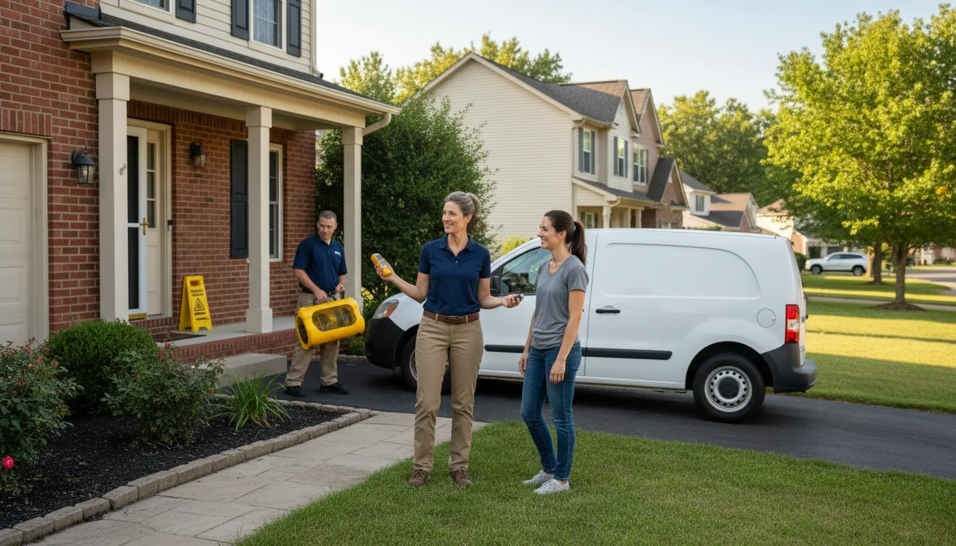 Water restoration image for Flood Water Cleanup, Removal And Restoration Services in Georgetown, IN